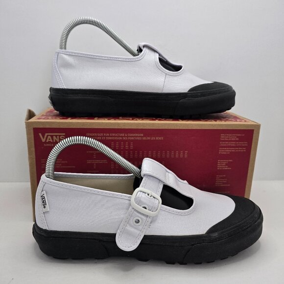 Vans | Mary Jane 'True White' sparkle canvas sneakerina shoes | WMS 8 - Picture 4 of 12